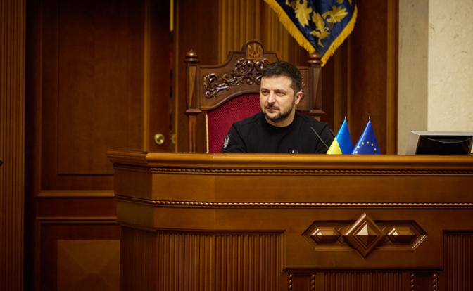 На фото: президент Украины Владимир Зеленский