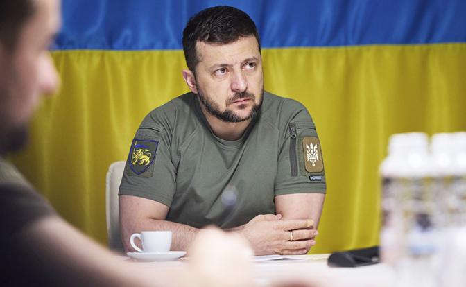 На фото: президент Украины Владимир Зеленский