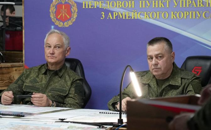 На фото: министр обороны РФ Андрей Белоусов проинспектировал «Южную» группировку войск
