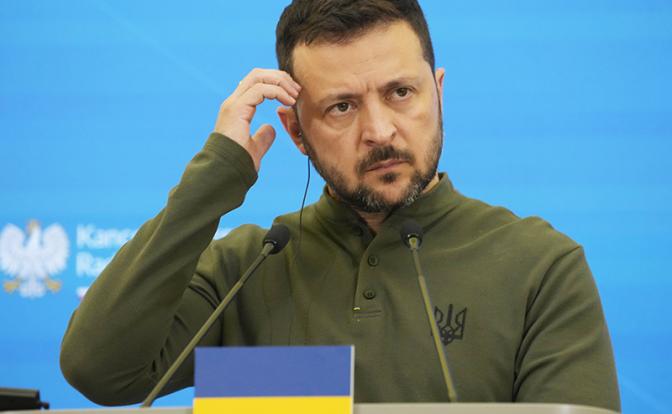 На фото: президент Украины Владимир Зеленский