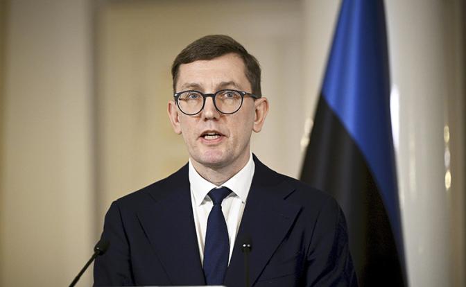 На фото: премьер-министр Эстонии Кристен Михал