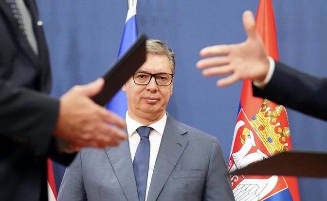 На фото: президент Сербии Александр Вучич.