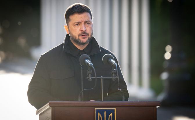 На фото: президент Украины Владимир Зеленский
