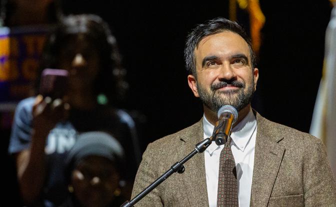 На фото: кандидат на пост мэра Нью-Йорка демократ Зохран Мамдани