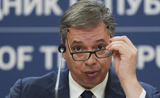 На фото: президент Сербии Александар Вучич