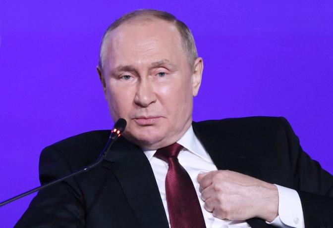 На фото: президент РФ Владимир Путин.