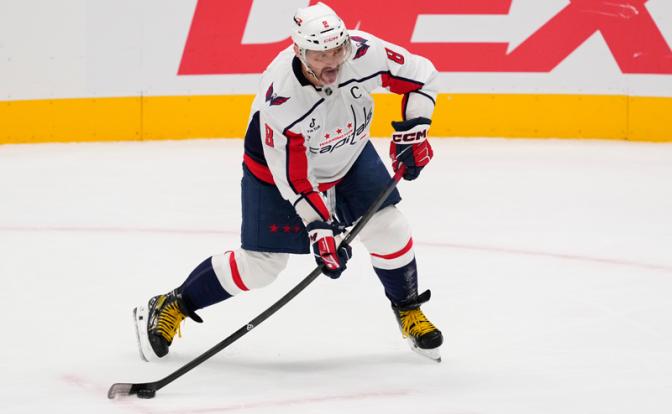 На фото: форвард «Вашингтон Кэпиталз» Александр Овечкин