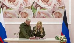 Свадьба патриотов: Shaman и Мизулина поженились в Донецке в камуфляже от Yves Saint Laurent