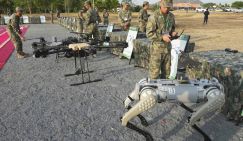 Разведка Запада в шоке: вслед за роем дронов-камикадзе на противника НОАК может налететь стая роботов-собак