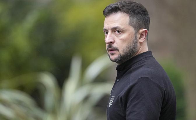 На фото: президент Украины Владимир Зеленский