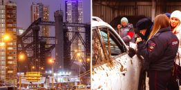 В Красногорске рухнула часть комплекса "Снежком": Есть пострадавшие, повреждены более 140 автомобилей. Фото