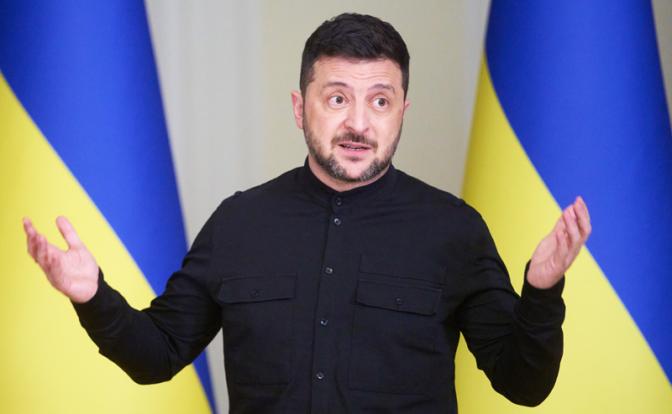 На фото: президент Украины Владимир Зеленский