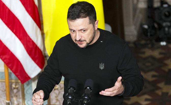 На фото: президент Украины Владимир Зеленский