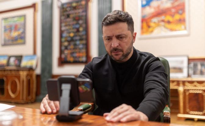 На фото: президент Украины Владимир Зеленский