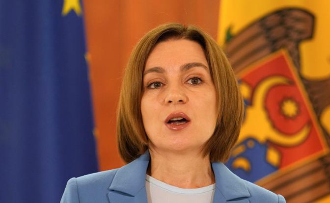 На фото: президент Молдавии Майя Санду