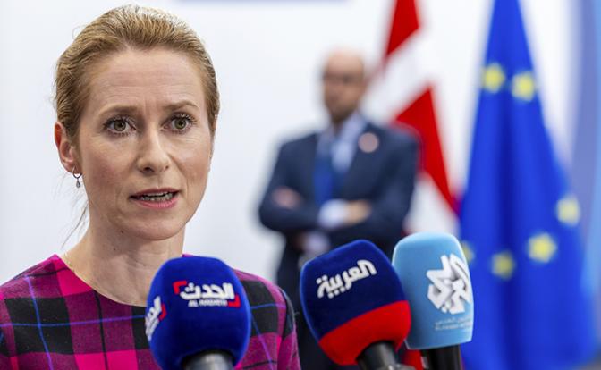 На фото: глава дипломатии ЕС Кая Каллас.