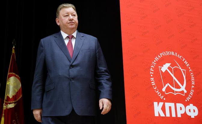 На фото: заместитель председателя ЦК КПРФ Владимир Кашин на II ноябрьском пленуме ЦК КПРФ.