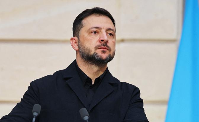 На фото: президент Украины Владимир Зеленский