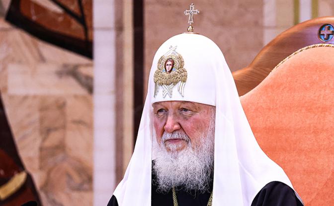 На фото: патриарх Московский и всея Руси Кирилл
