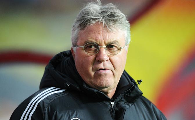 На фото: экс-наставник сборной России Гус Хиддинк