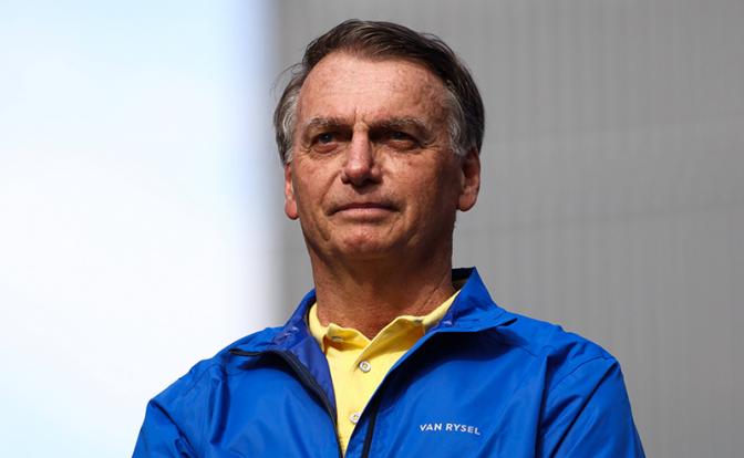 На фото: бывший президент Бразилии Жаир Болсонару