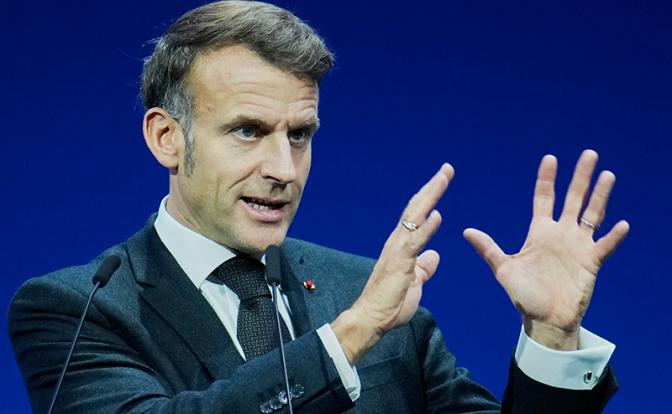 На фото: президент Франции Эммануэль Макрон