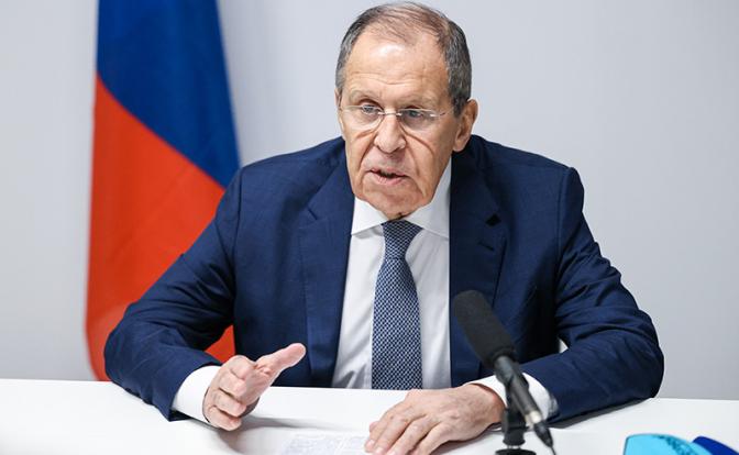 На фото: министр иностранных дел России Сергей Лавров