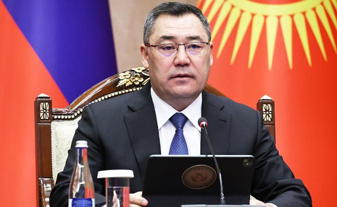 На фото: президент Киргизии Садыр Жапаров