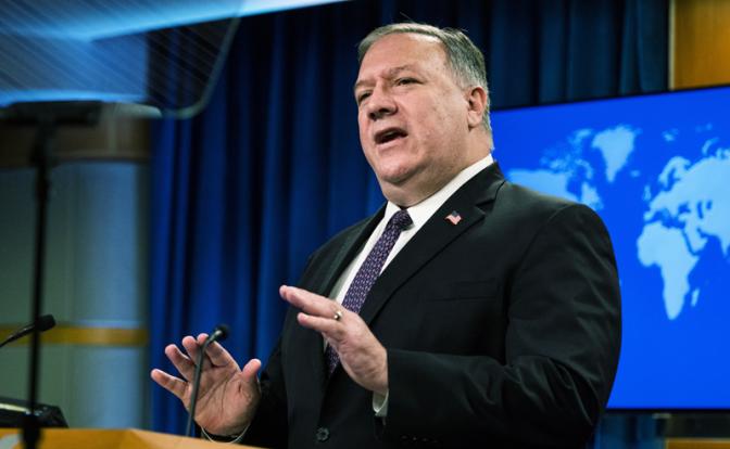 На фото: бывший госсекретарь США Майк Помпео.
