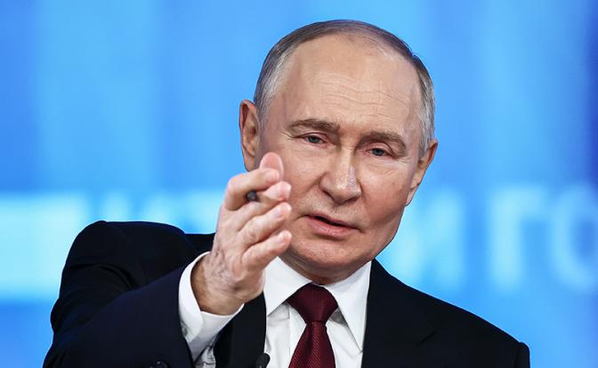 На фото: президент России Владимир Путин