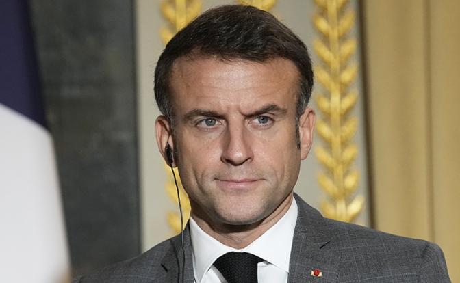 На фото: президент Франции Эммануэль Макрон