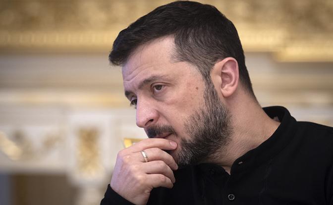 На фото: президент Украины Владимир Зеленский