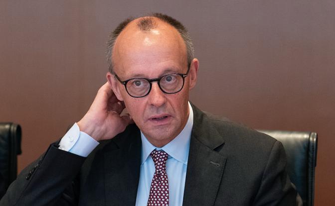 На фото: канцлер Германии Фридрих Мерц