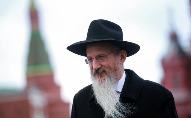 На фото: главный раввин России Берл Лазар
