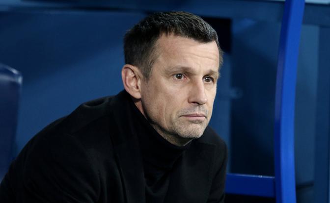 На фото: главный тренер "Зенита" Сергей Семак