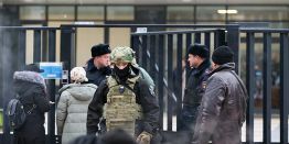 Обстановка на месте нападения ученика на школу в Одинцове после задержания