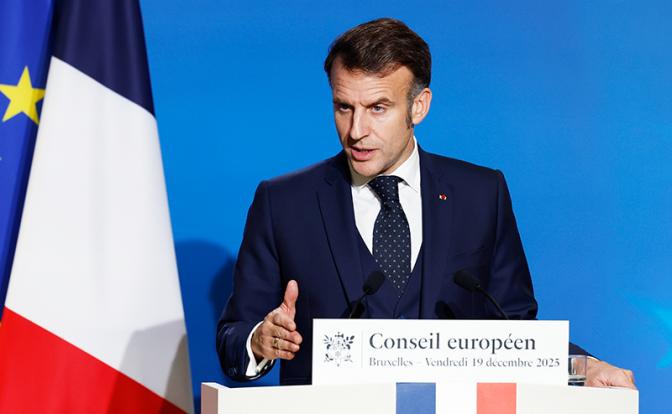 На фото: президент Франции Эммануэль Макрон