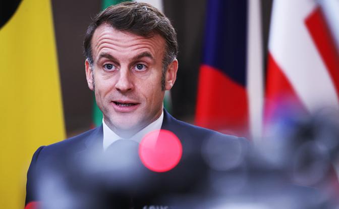 На фото: президент Франции Эммануэль Макрон.