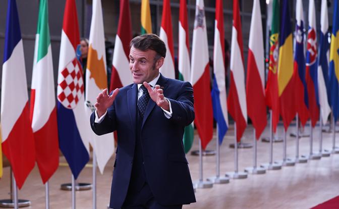 На фото: президент Франции Эммануэль Макрон.