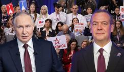 Путин говорит, Медведев комментирует: «Гоп-стоп не получился…Брюссельская кодла решила временно залечь на дно»