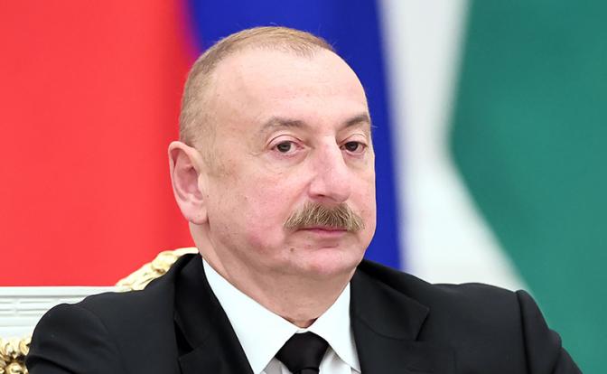 На фото: президент Азербайджана Ильхам Алиев