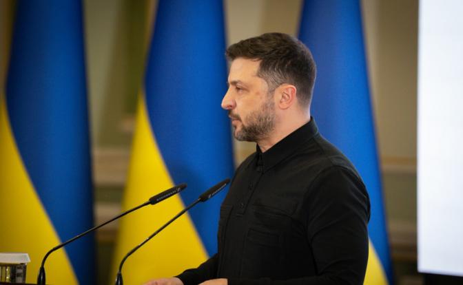 На фото: президент Украины Владимир Зеленский