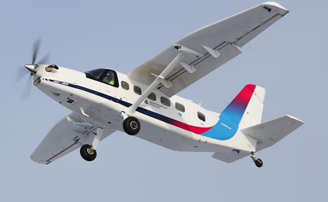 На фото: легкий многоцелевой самолет "Байкал"