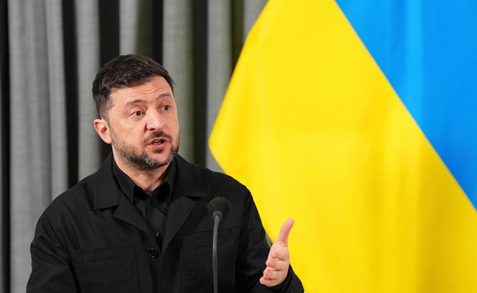 На фото: президент Украины Владимир Зеленский