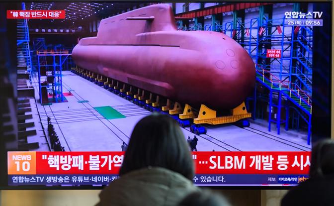 Токио, Сеул, Вашингтон дружно вздрогнули, когда узнали, что Ким Чен Ын осмотрел свою атомную подлодку