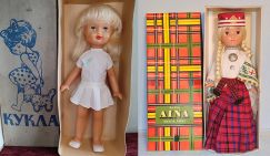 Куклы СССР: Айна из Латвии, Аля из Харькова, Тамара из Кирова. На детей в Союзе работало 50 фабрик