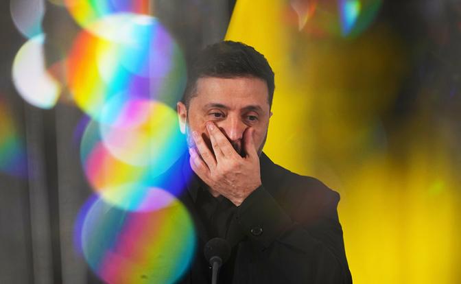 На фото: президент Украины Владимир Зеленский