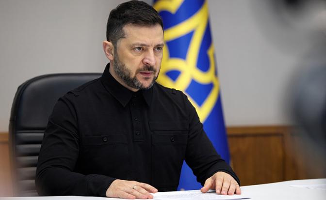 На фото: президент Украины Владимир Зеленский