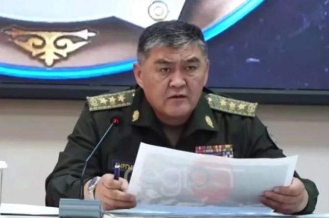 На фото: председатель Госкомитета по нацбезопасности Киргизии (ГКНБ) Камчыбек Ташиев