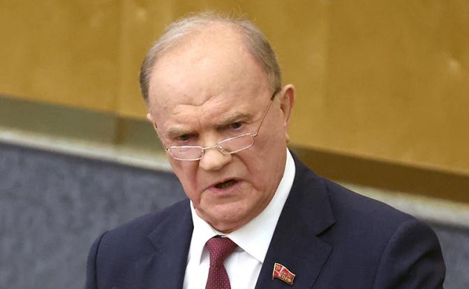 На фото: лидер КПРФ Геннадий Зюганов.